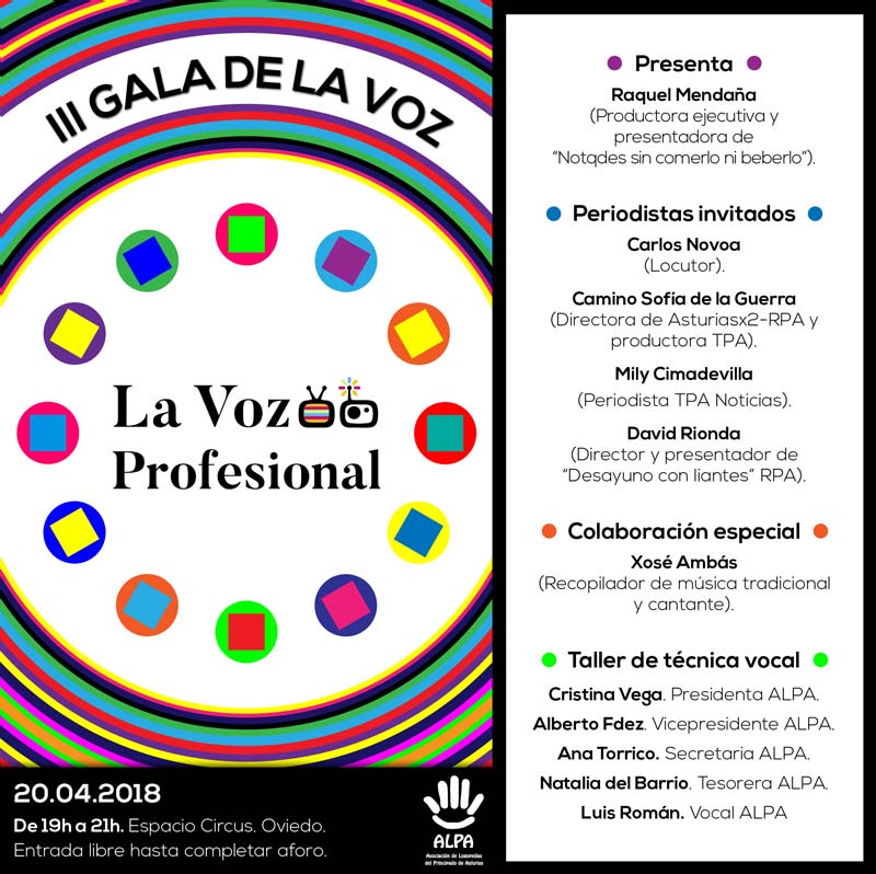 Gala de la voz oviedo 2018