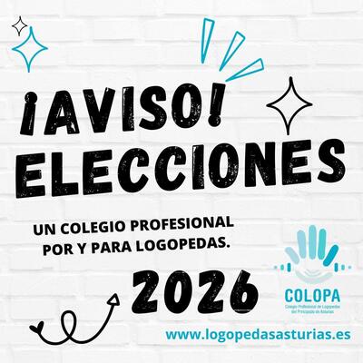 ELECCIONES A JUNTA DE GOBIERNO DEL COLEGIO PROFESIONAL DE LOGOPEDAS DEL PRINCIPADO DE ASTURIAS